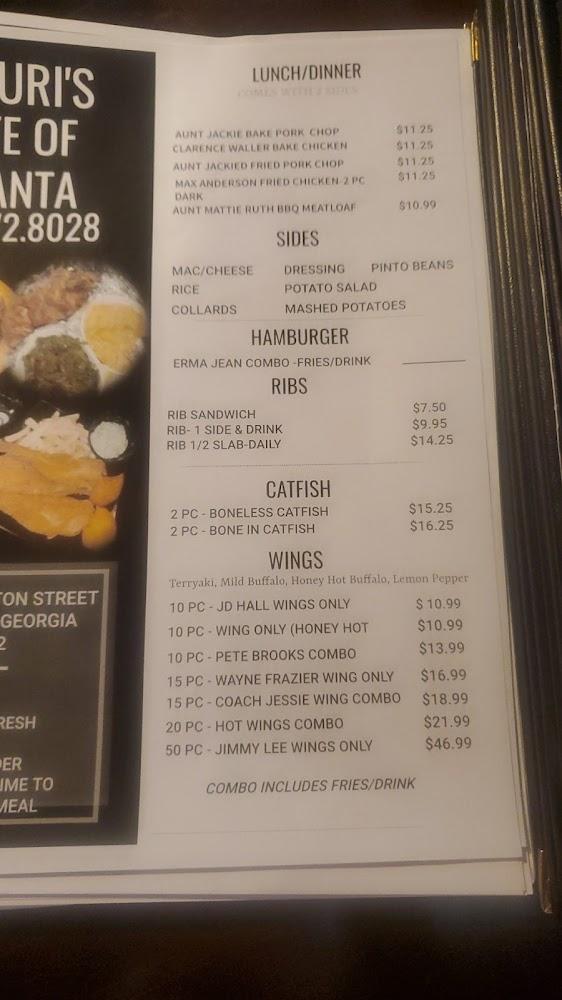 Kmauri's Taste OF ATLANTA Menu image 1